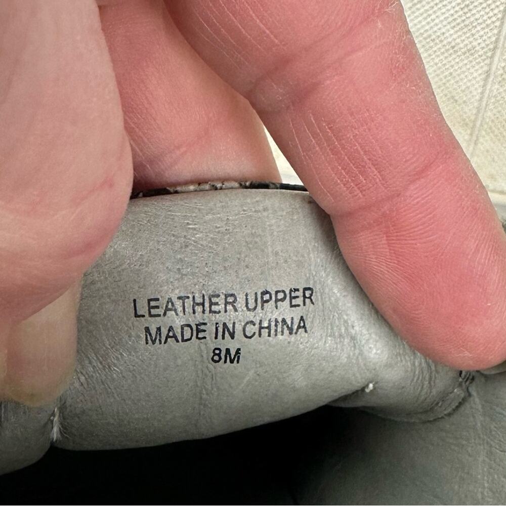 J Slides Karla Python Snakeskin Leather Slip-On S… - image 9